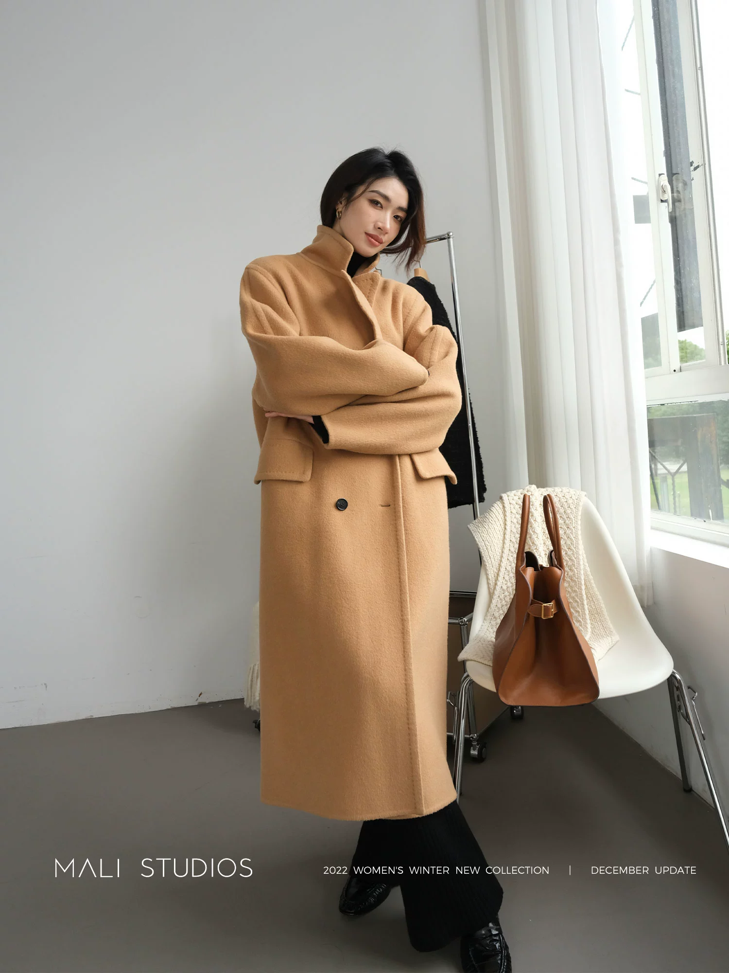 MALI|荃网研发狐狸绒双面呢_典藏级经典中古大衣 - Image 3