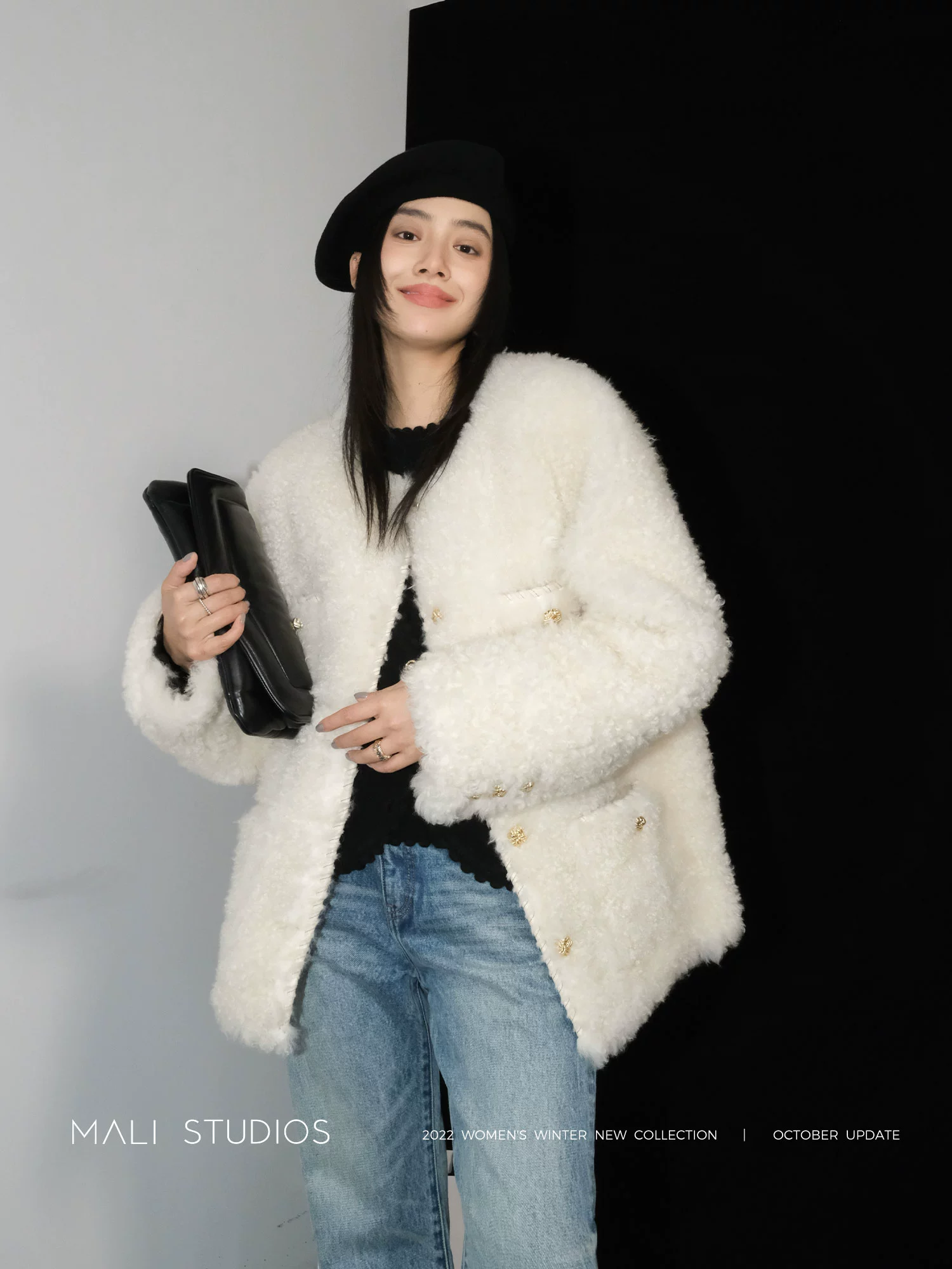 MALI|獨家定制原料 超细美丽奴皮毛一体小香皮草