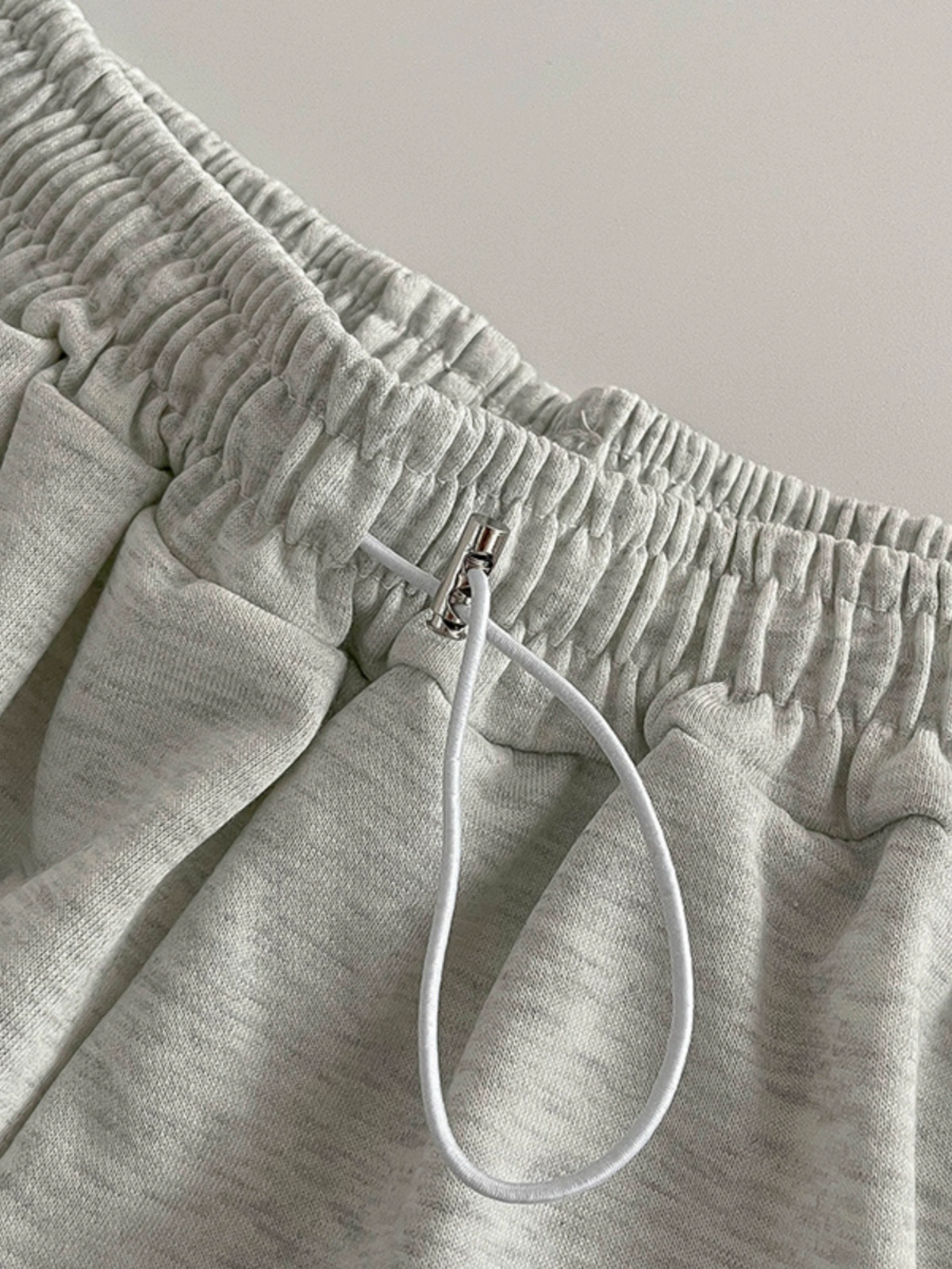 运动风卫裤纯色休闲裤2024秋季新款韩版女装宽松抽绳阔腿长裤潮 - Image 2