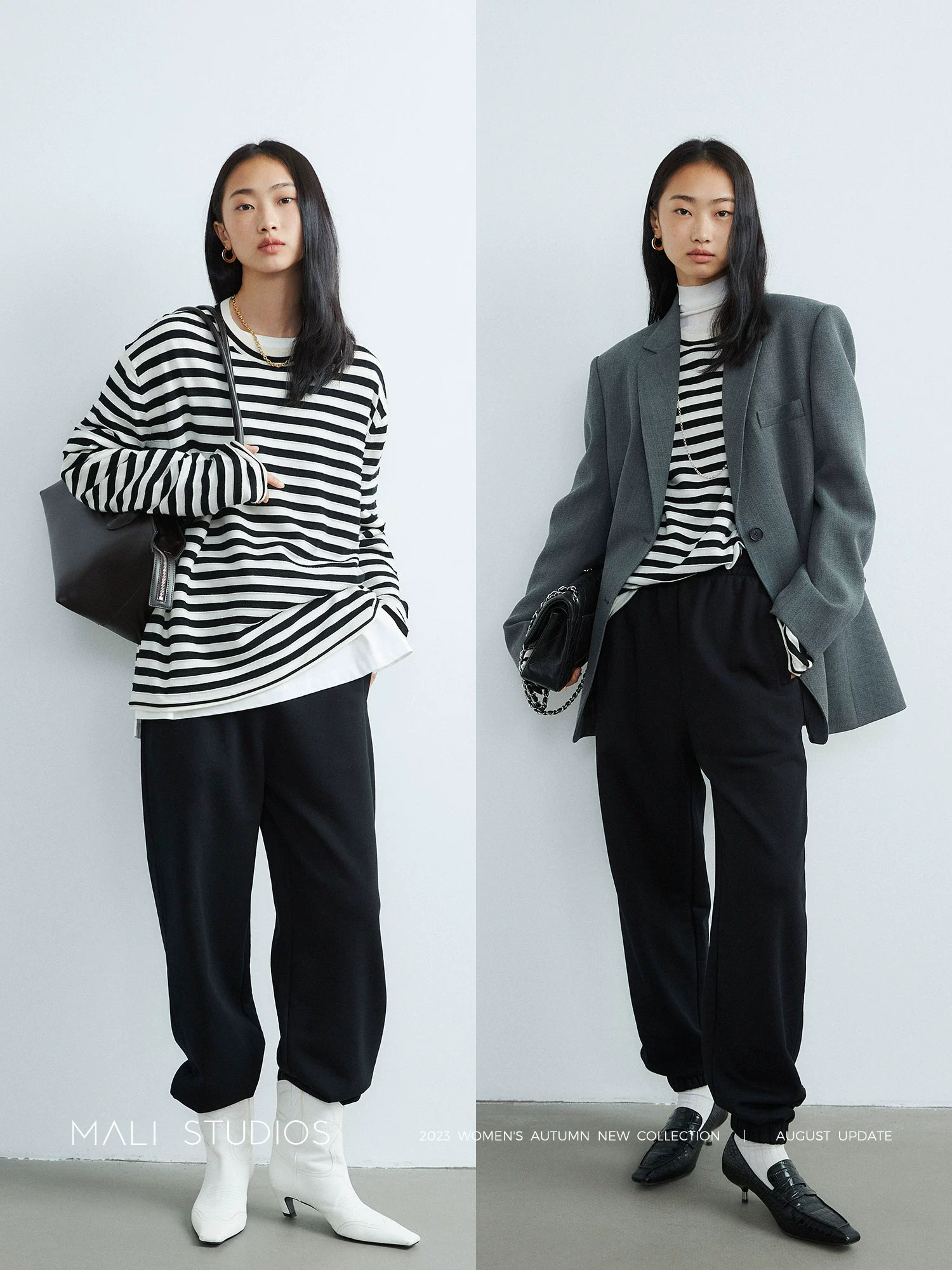 MALI|Athflow风_高品质澳洲棉 随性百搭宽松束脚卫裤 - Image 5