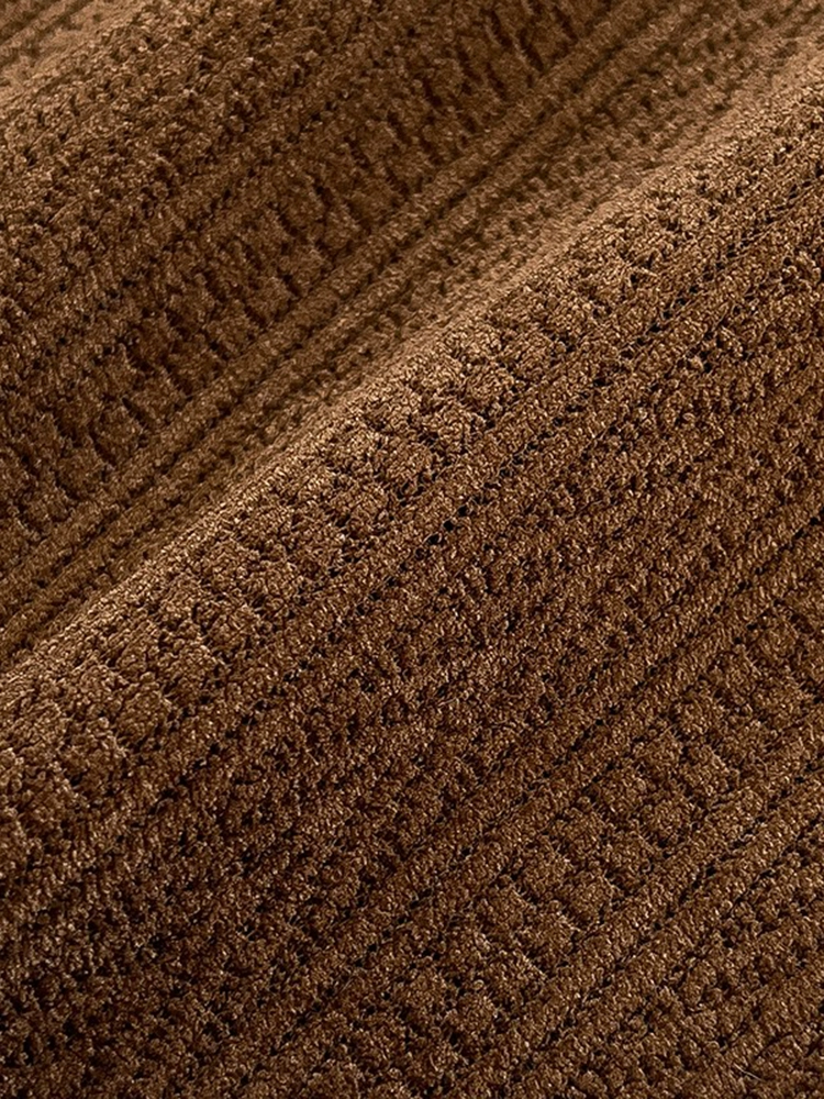 【现货】麦穗纹加绒加厚雪尼尔阔腿裤新款女直筒遛弯裤休闲长裤 - Image 4