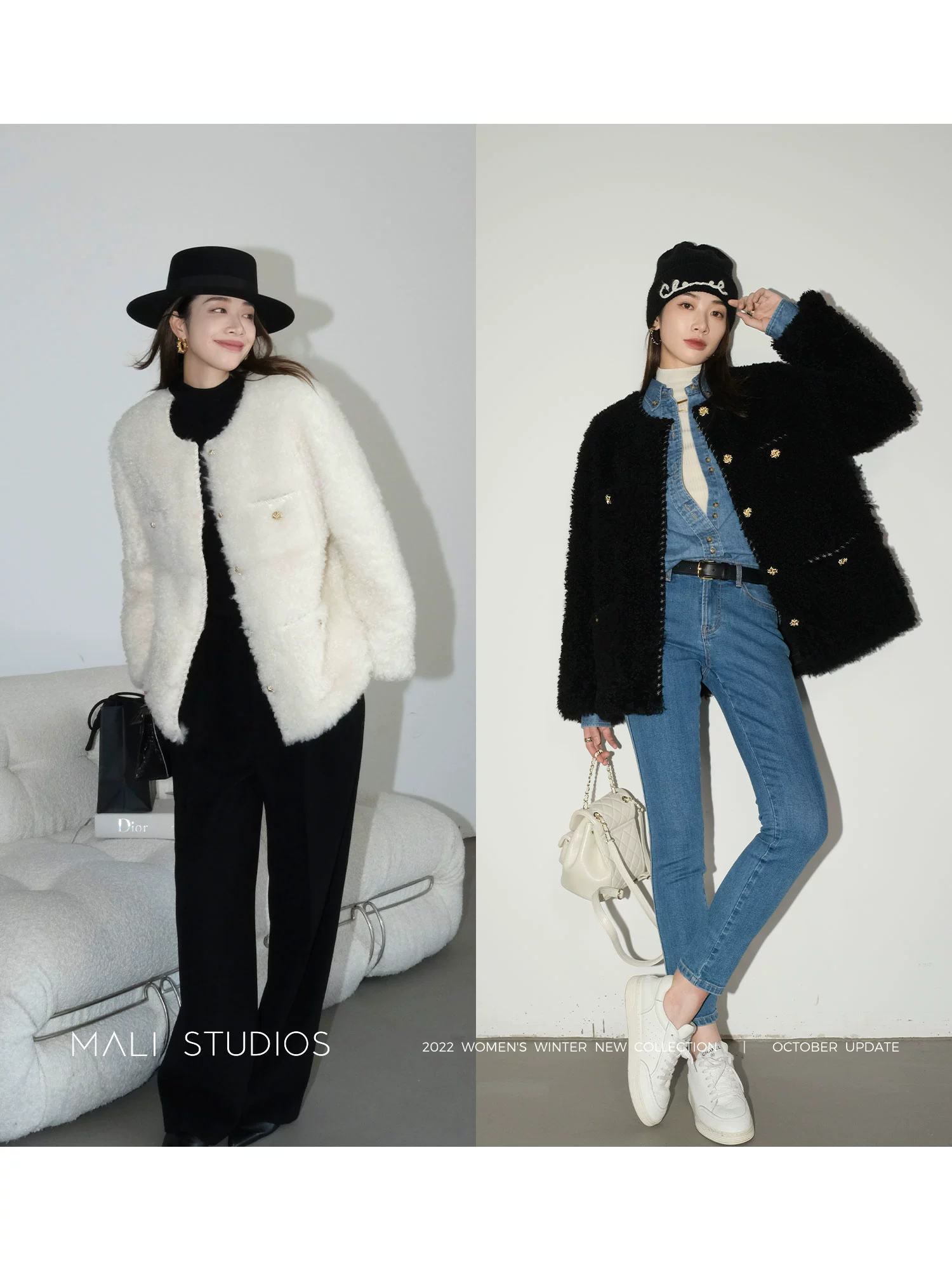 MALI|獨家定制原料 超细美丽奴皮毛一体小香皮草 - Image 5