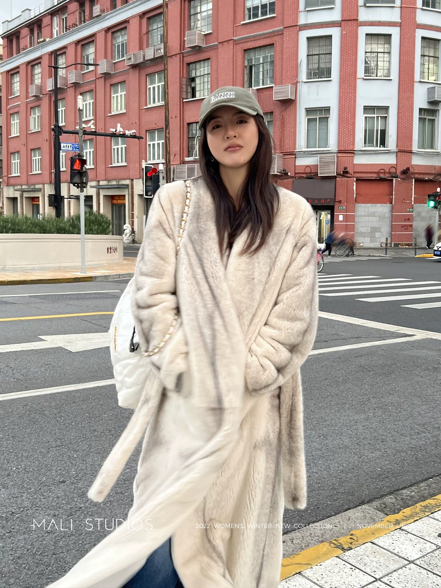 MALI|私服R0W秀款哥本哈根皮草拍卖行紫标天鹅绒中长&长款十字貂 - Image 4