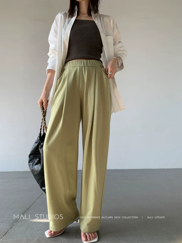 MALI 舒适Athflow风｜时髦抽绳松紧懒人神裤