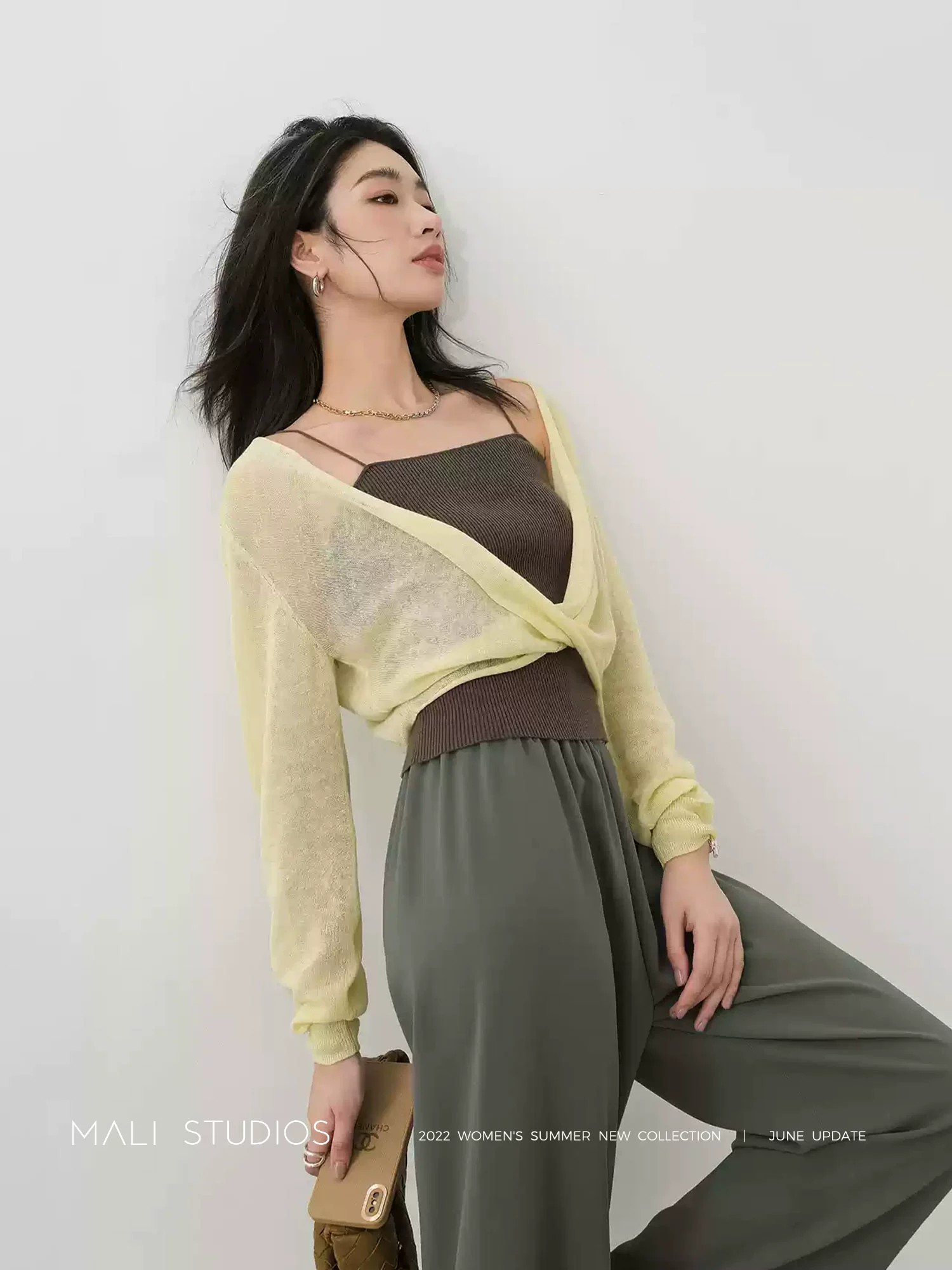 亚麻尼龙定染纱线|法式高级感一片式坎肩防晒衣 - Image 4