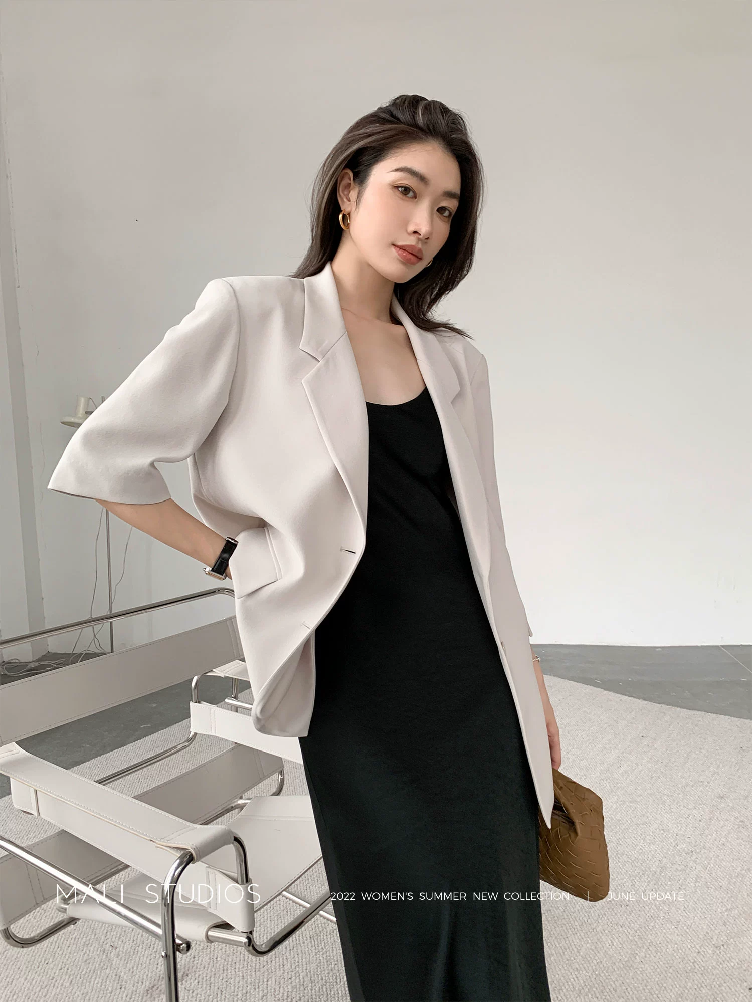 日本进口仿麻/时装感醋酸|五分袖直身廓西&经典西裤 - Image 5