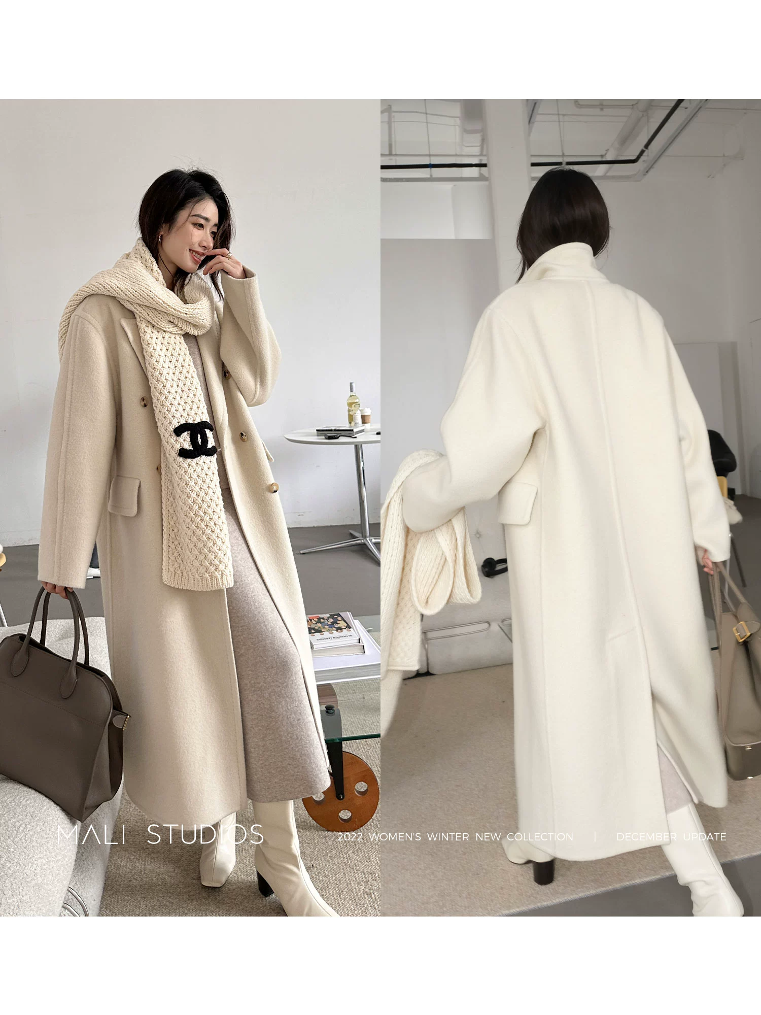 MALI|荃网研发狐狸绒双面呢_典藏级经典中古大衣 - Image 4