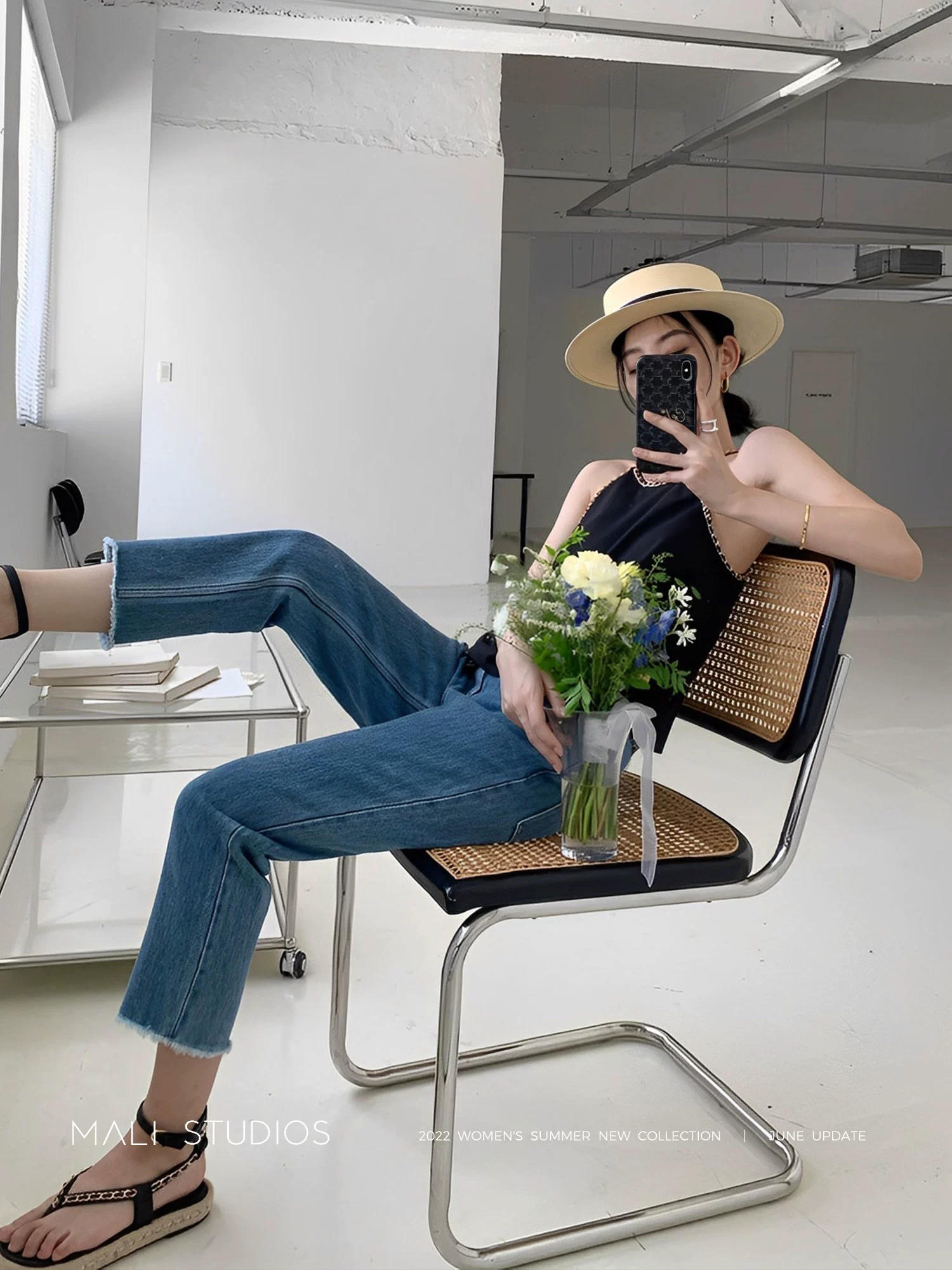 强捻双股纱|时髦百搭高质量水洗新疆长绒棉毛边七分裤 - Image 4