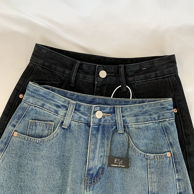 高腰显瘦半身裙2024夏季新款女气质时尚百搭开叉短款a字裙带内衬 - Image 2