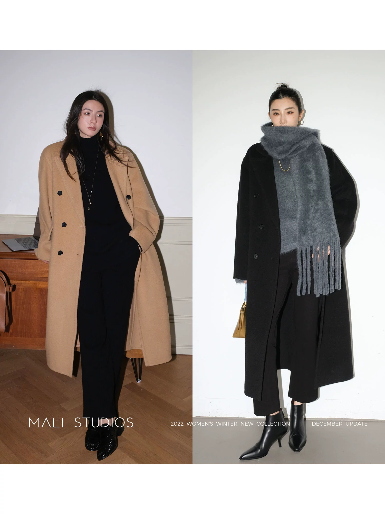 MALI|荃网研发狐狸绒双面呢_典藏级经典中古大衣 - Image 5