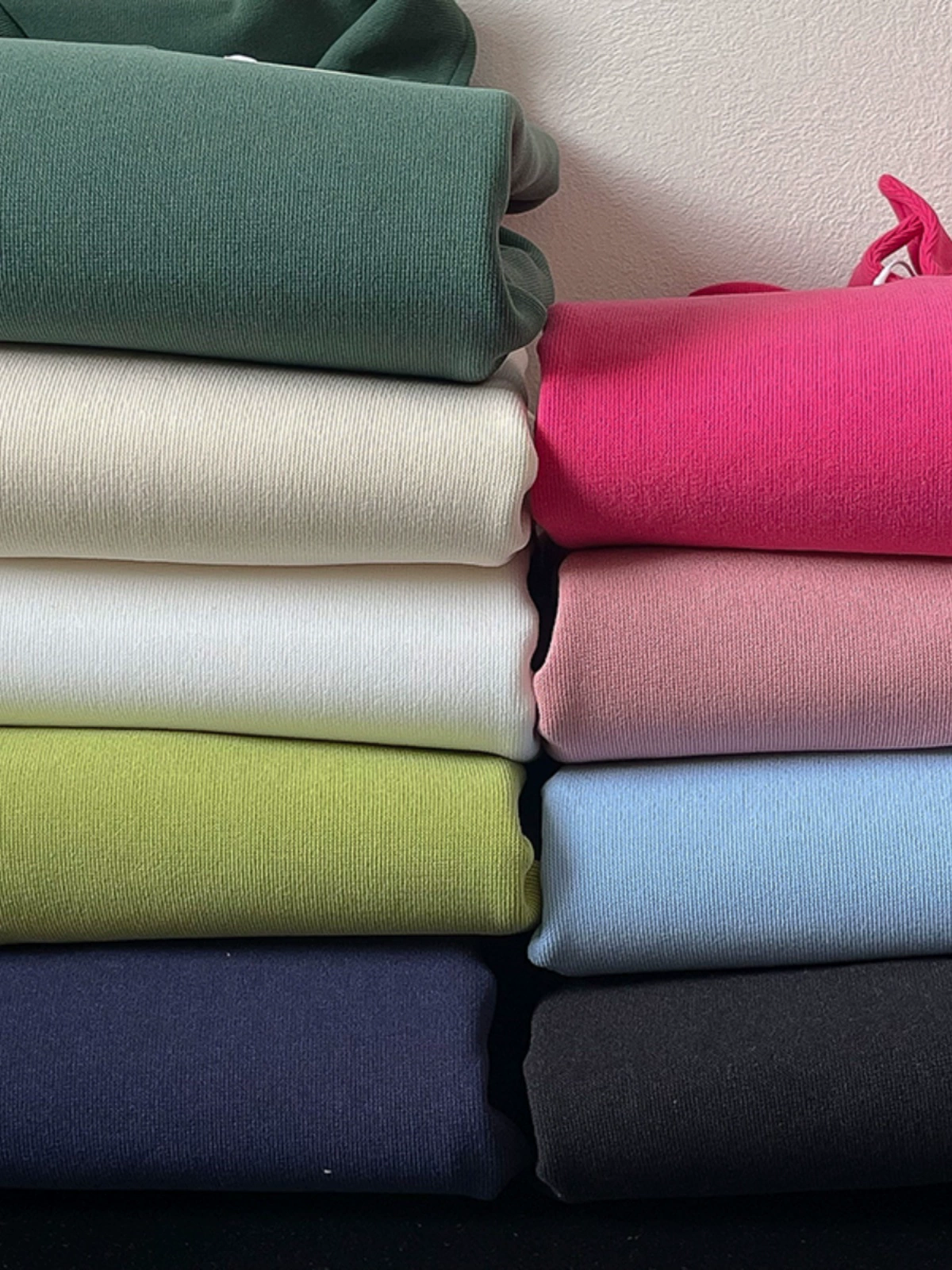 休闲复古多色翻领拉链套头卫衣2024秋季新款女装宽松纯色包袖上衣 - Image 2