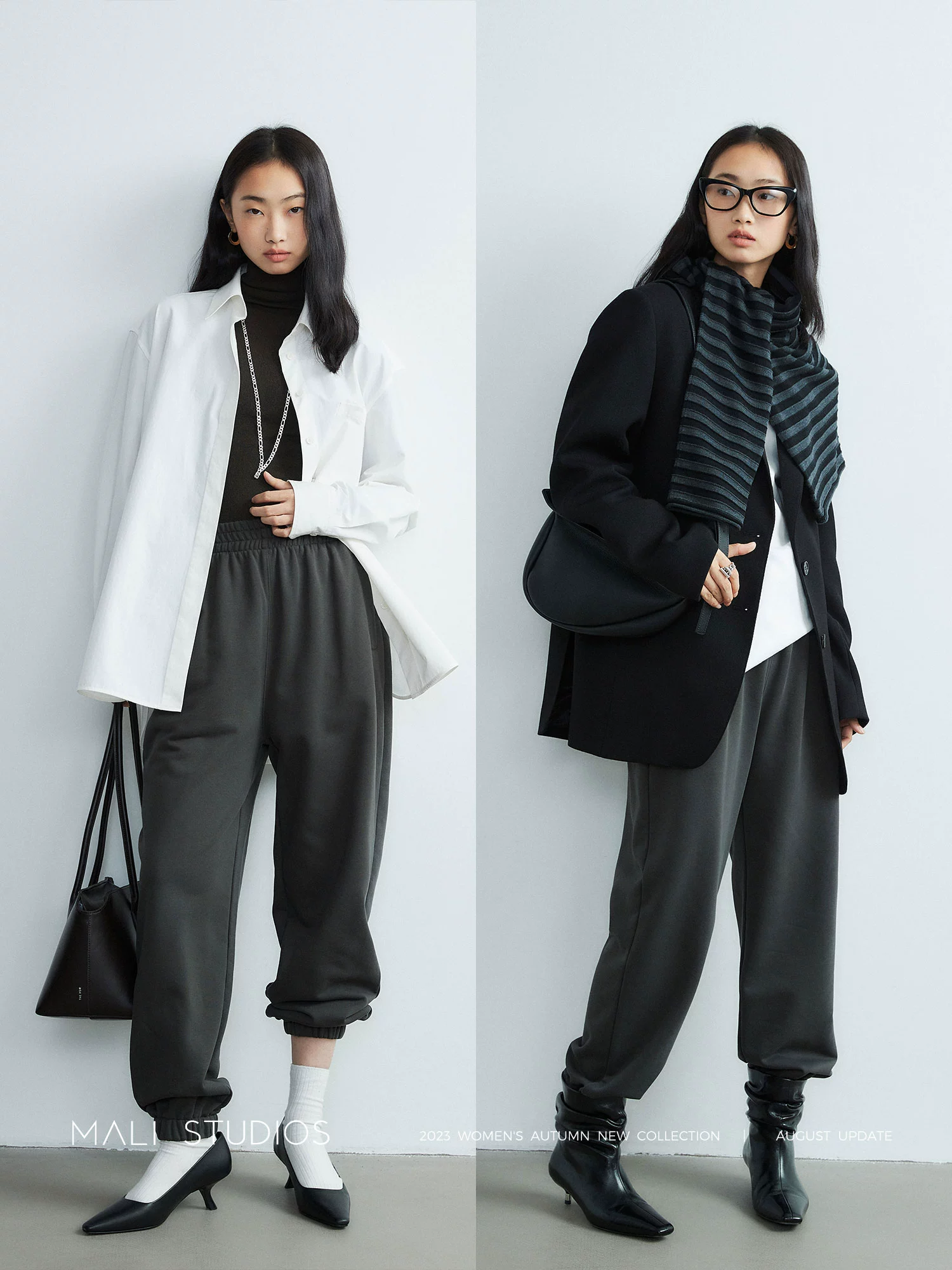 MALI|Athflow风_高品质澳洲棉 随性百搭宽松束脚卫裤 - Image 3