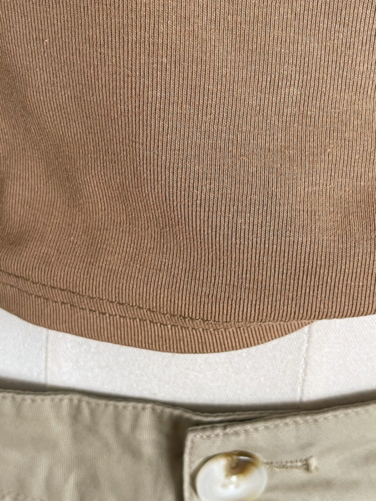 气质纯色简约短袖T恤套装2024夏季新款女装宽松百搭阔腿休闲长裤 - Image 3