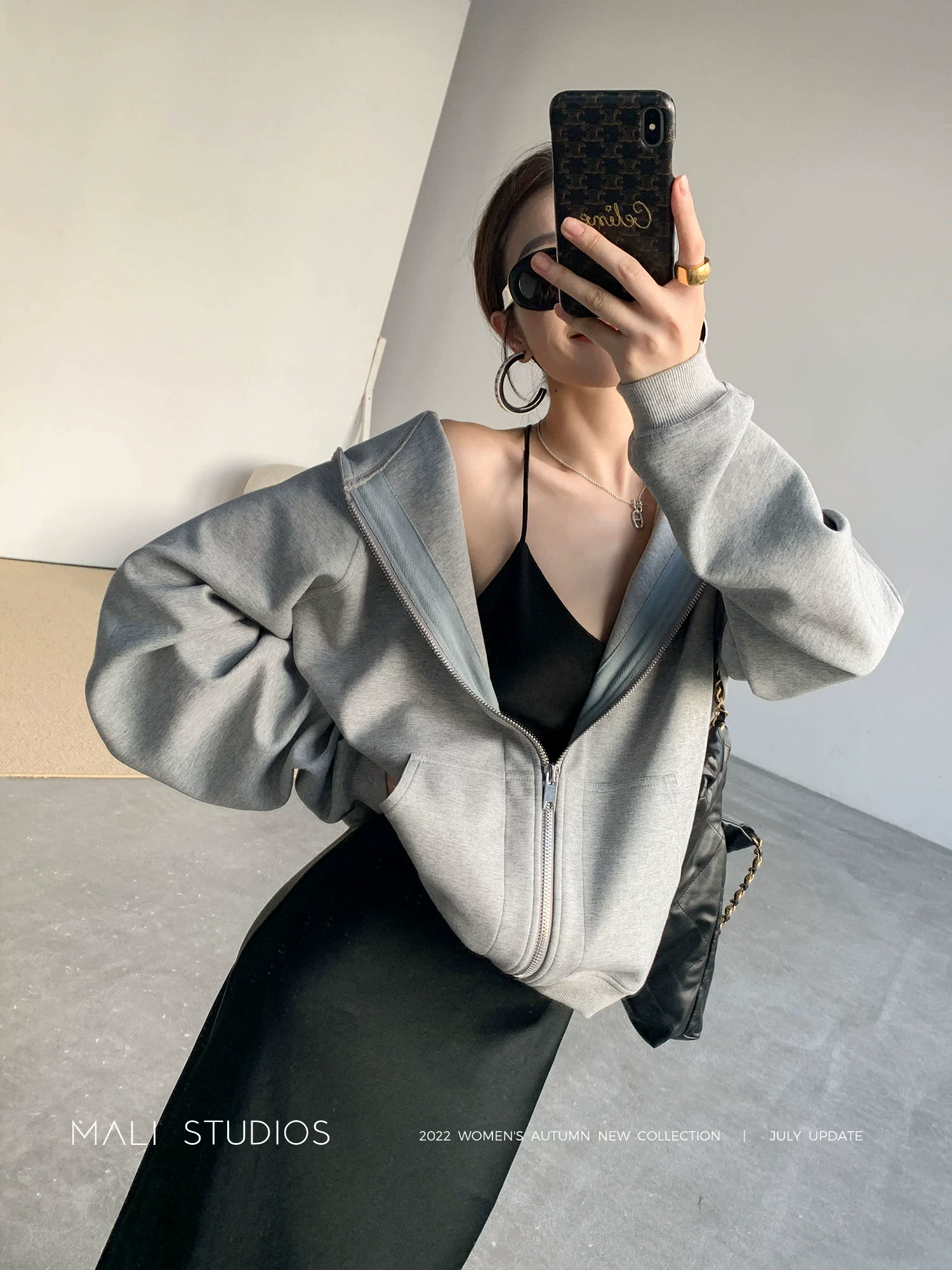 MALI 时髦必入|ATHFLOW风连帽外套+套头卫衣+运动裤三件套 - Image 4