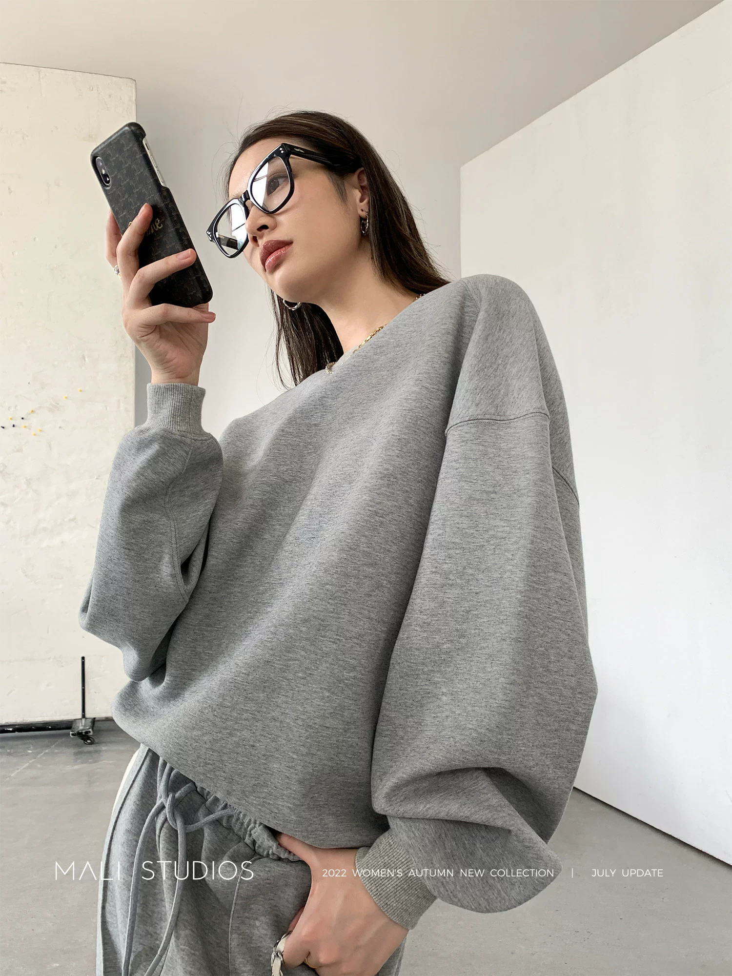 MALI 时髦必入|ATHFLOW风连帽外套+套头卫衣+运动裤三件套 - Image 2