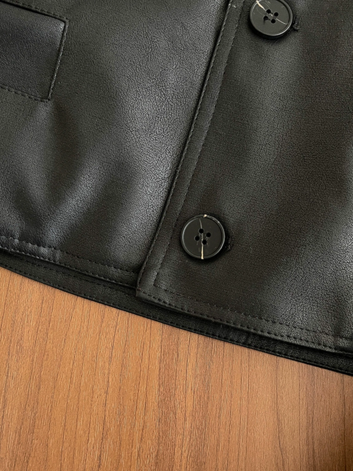 气质甜酷翻领高街机车风皮衣外套2024冬季新款韩版女炸街长袖上衣 - Image 4