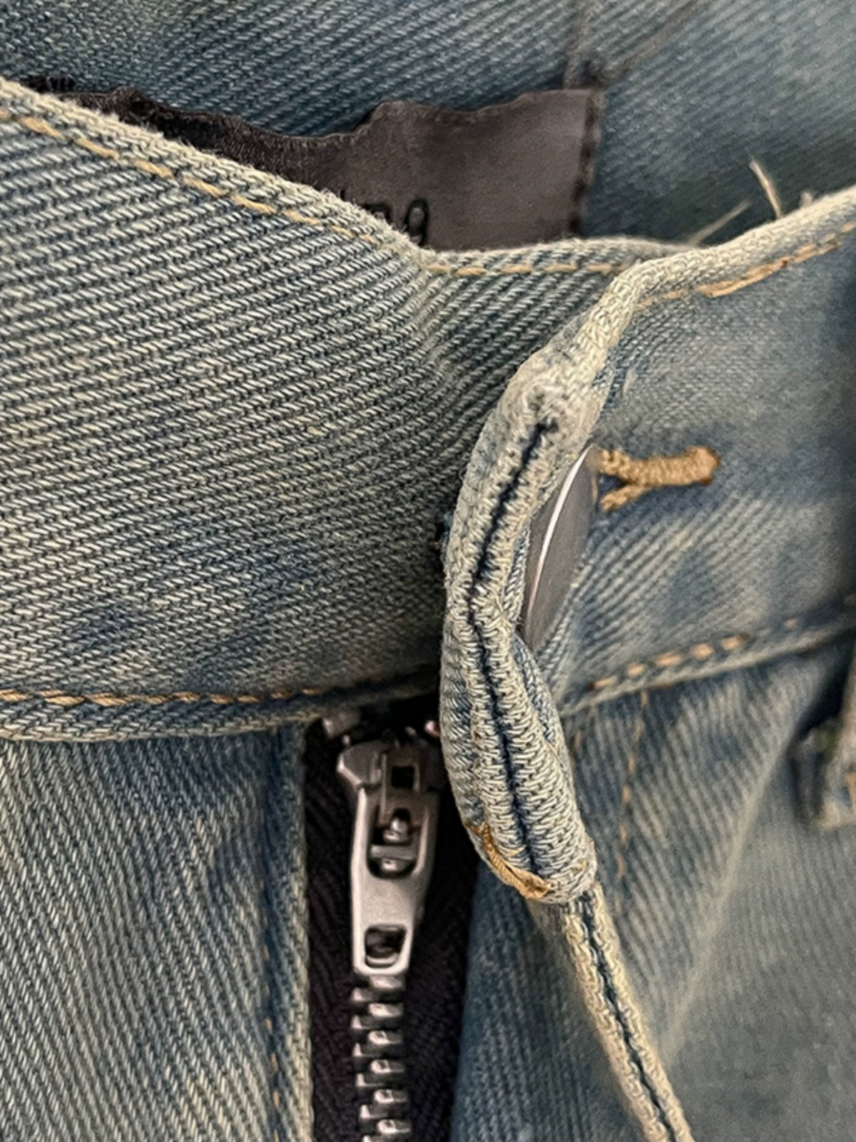 高腰复古毛边牛仔半身裙2024年夏季新款女装气质百搭显瘦a字裙潮 - Image 4