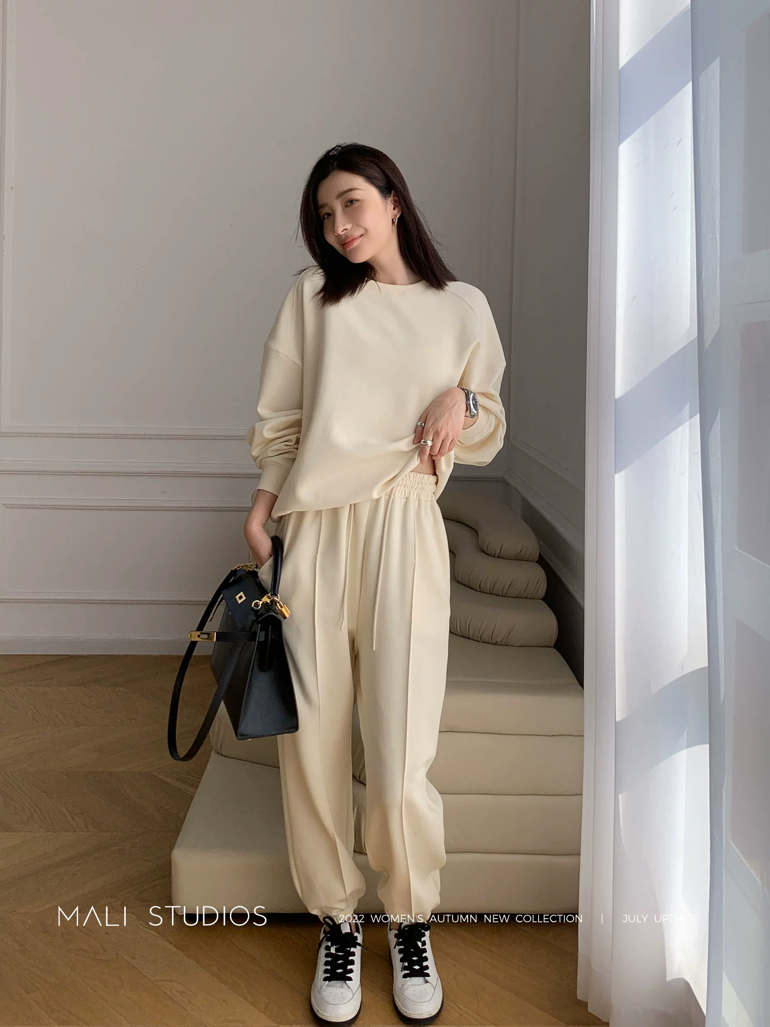 MALI 时髦必入|ATHFLOW风连帽外套+套头卫衣+运动裤三件套 - Image 5