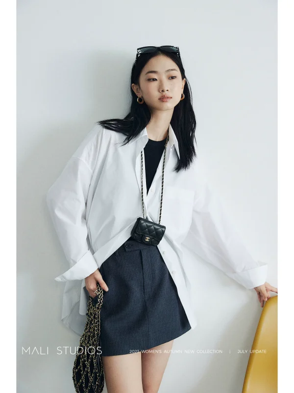 MALI｜高端高密新疆长绒棉_时髦实穿廓形衬衫式外套