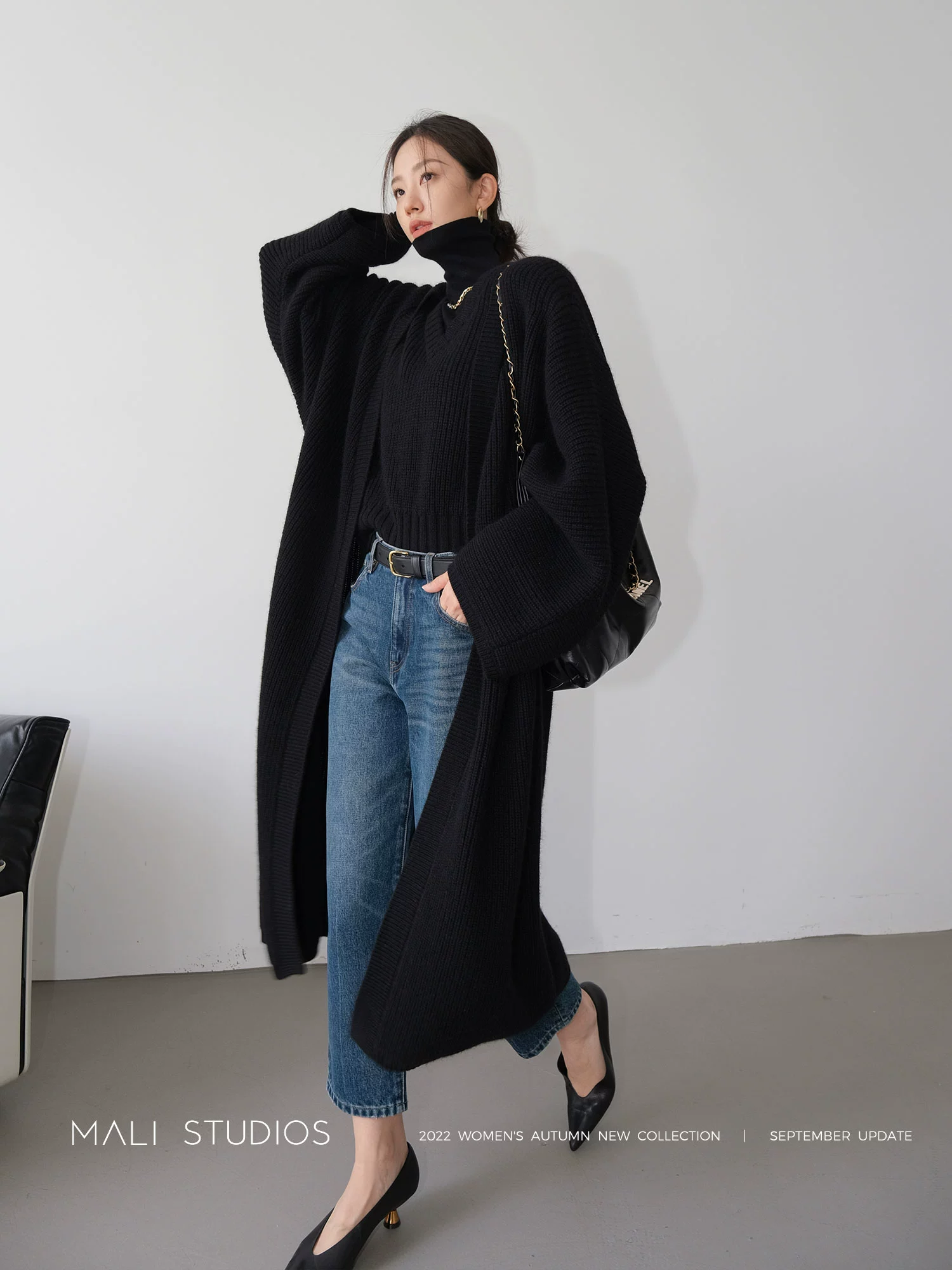 MALI|慵懒风高级时髦|牦牛绒羊毛/羊毛混纺针织三件套 - Image 4