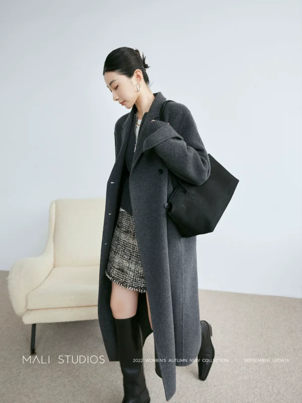 MALI｜藏品及经典双排扣大衣｜全羊毛双面呢外套