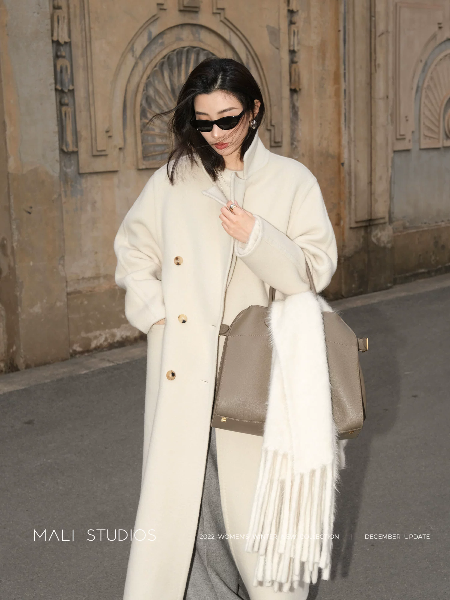 MALI|荃网研发狐狸绒双面呢_典藏级经典中古大衣