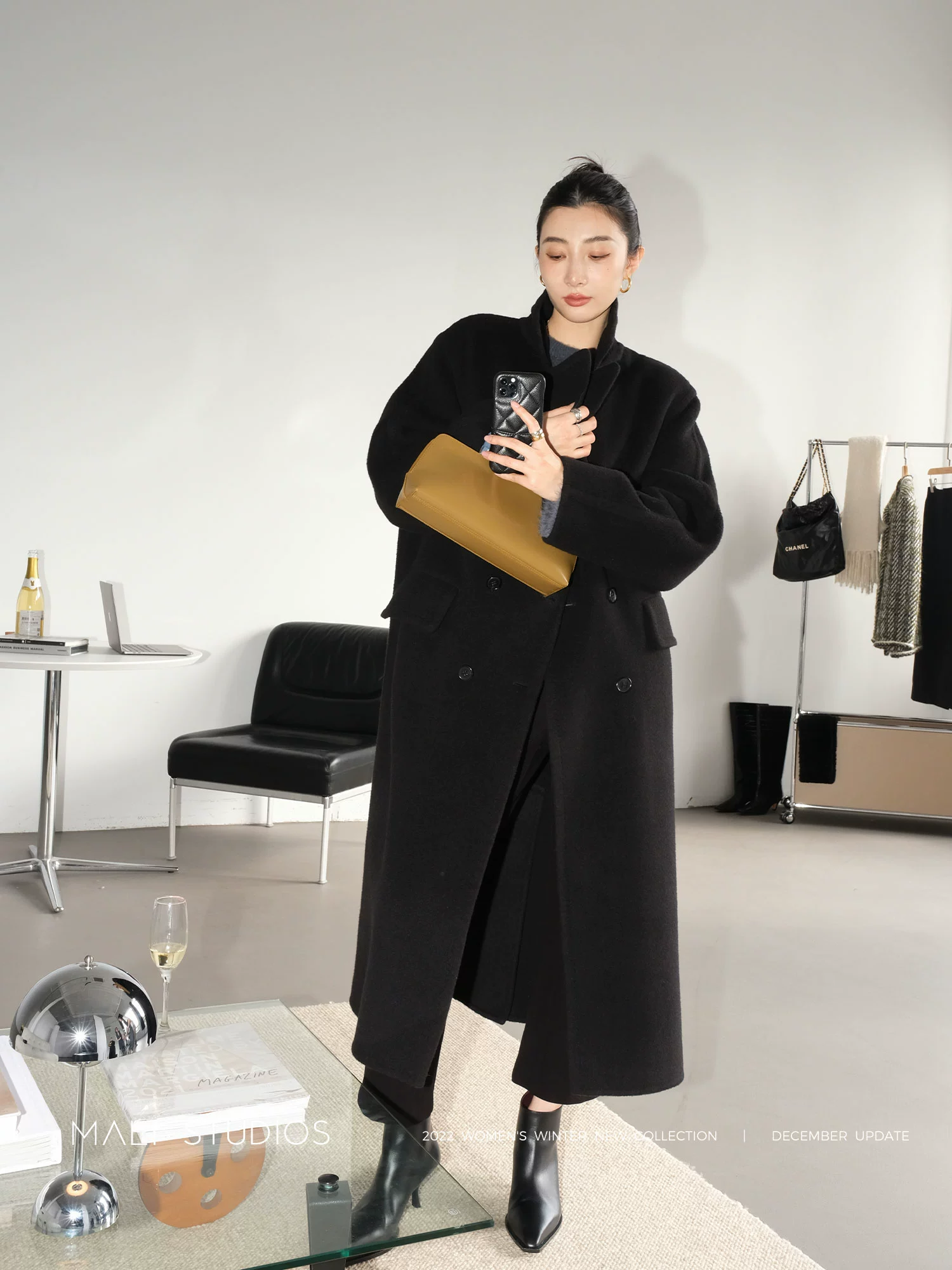 MALI|荃网研发狐狸绒双面呢_典藏级经典中古大衣 - Image 2