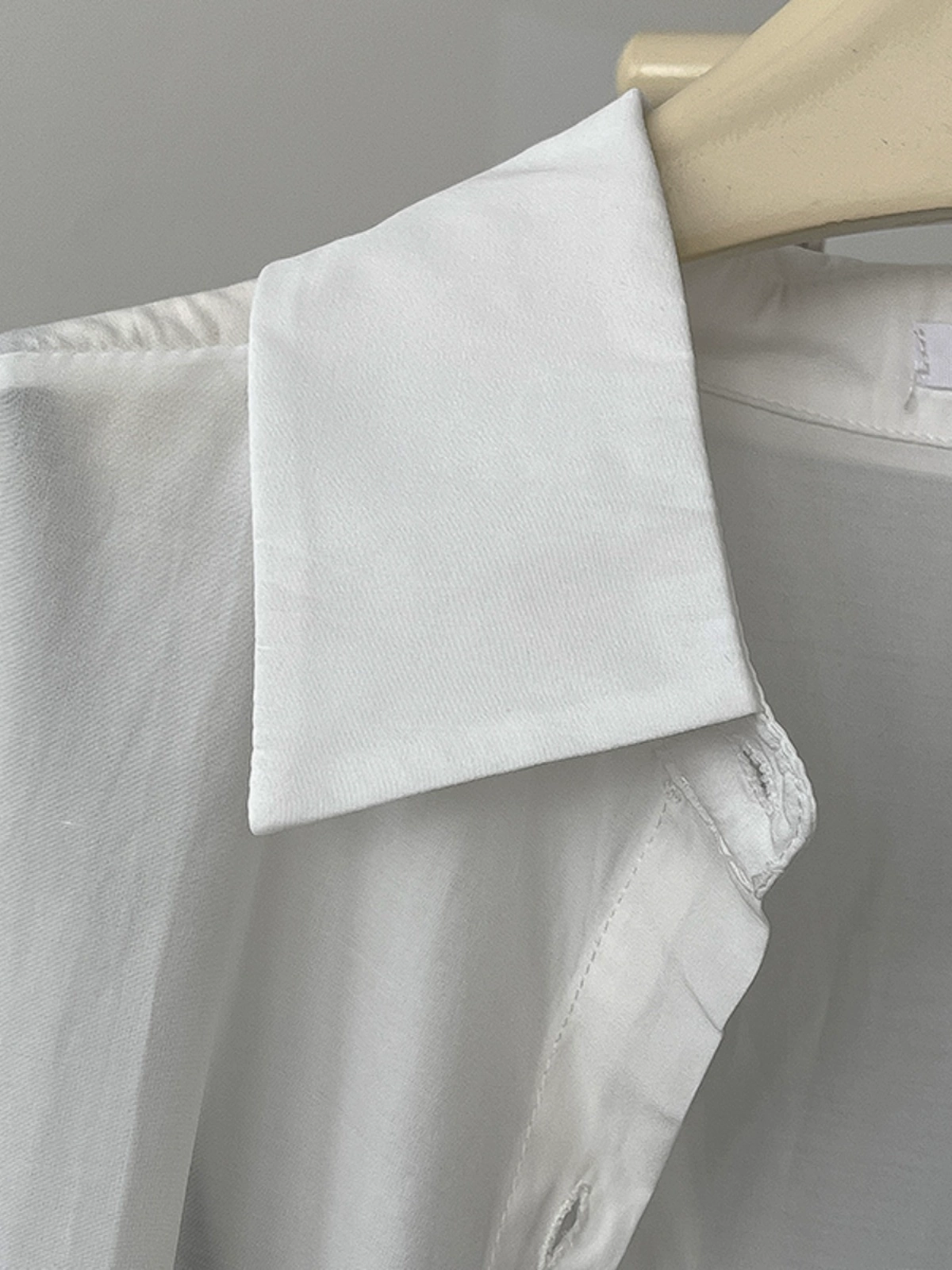 时尚纯色翻领长袖防晒衬衫2024夏季新款韩版女吊带背心垂感休闲裤 - Image 3